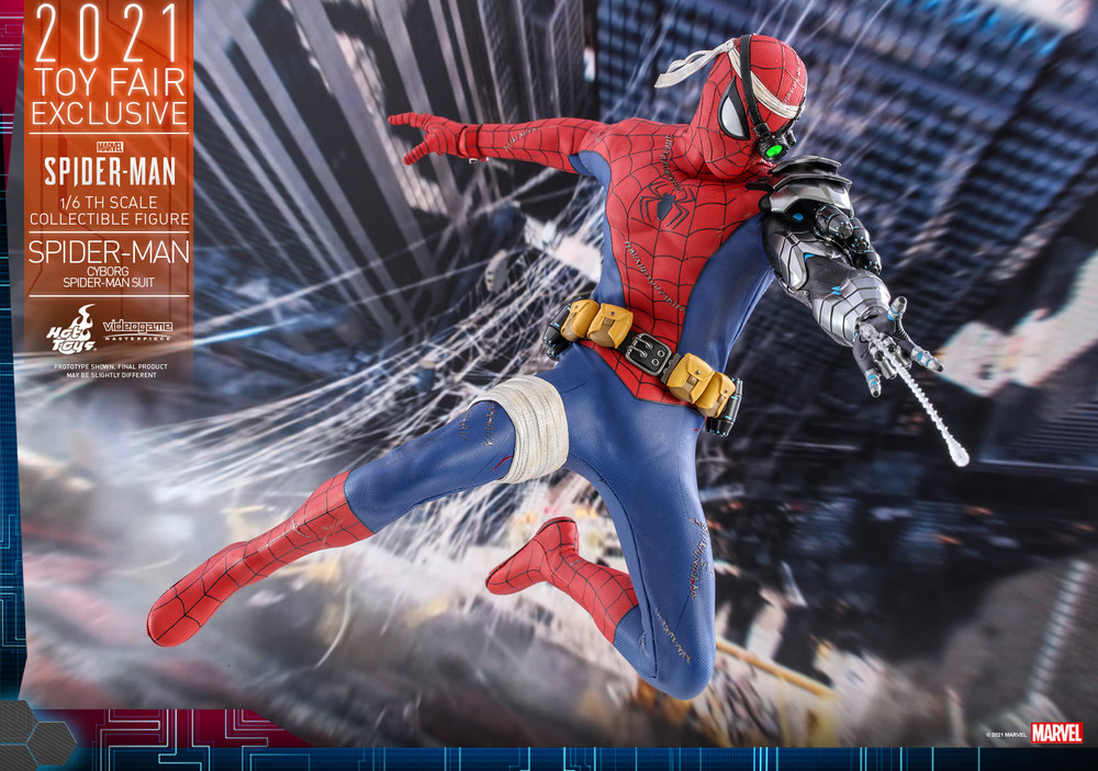 ホットトイズ VGM51 スパイダーマンサイボーグ・スーツ版1/6フィギュア ホットトイズ 1/6 スパイダーマン サイボーグ・スパイダーマン