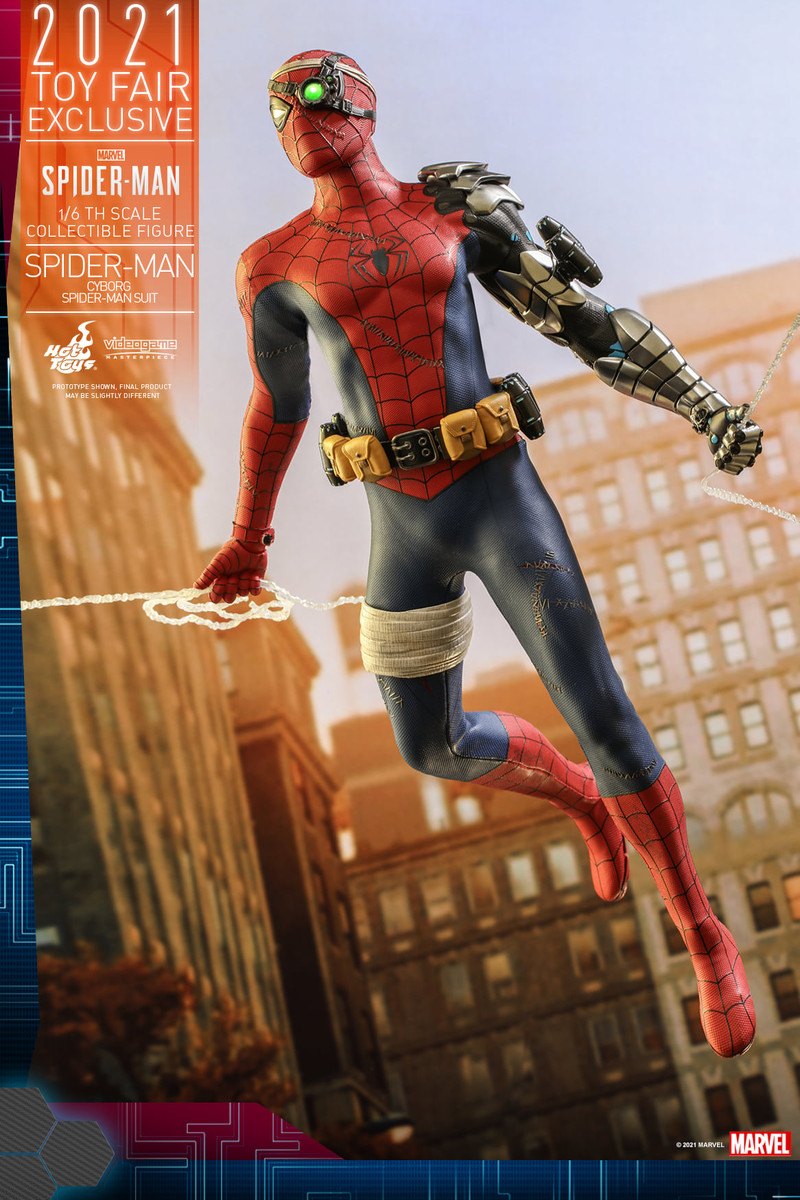 Hot Toys spider-man cyborg spider-man suit VGM51