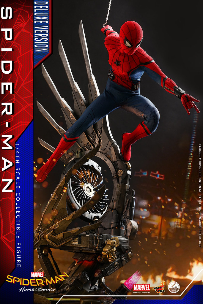 Hot Toys Spider-Man: Homecoming - Spider-Man 1/4th scale QS014B (Normal  Version)(Special Edition) - Toys Wonderland