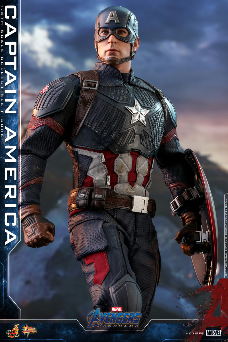 Hot Toys Captain America Endgame Head Sculpt MMS536 1/6 Steve Rogers Avengers 