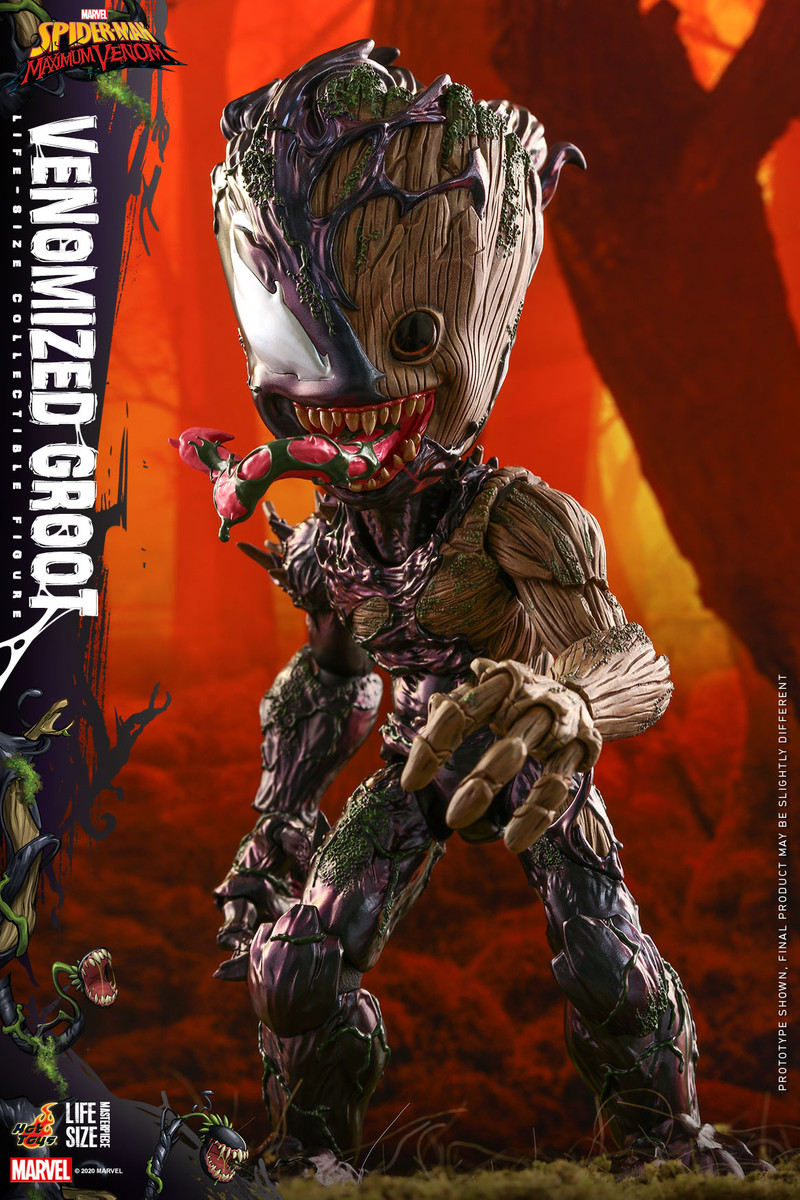 Hot Toys Venomized Groot Life-Size Spider-Man: Maximum Venom