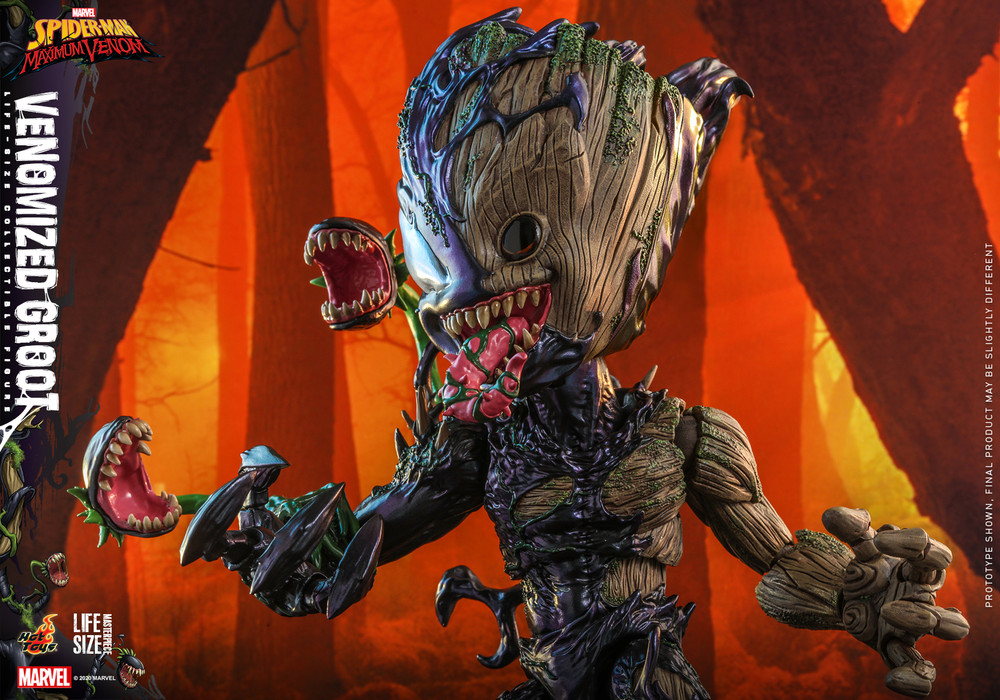 ホットトイズTMS027 スパイダーマン グルート ヴェノム版 groot Amazon.com: Hot Toys Spider-Man Maximum Venom Venomized