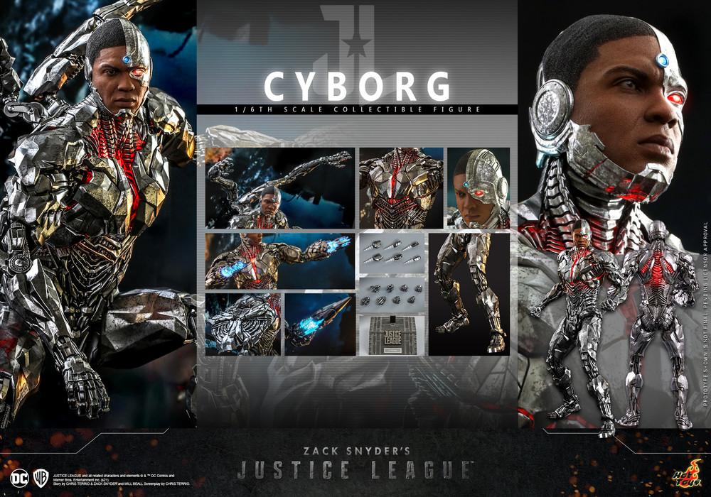 Cyborg Hot Toys Zack Snyder's Justice League TMS057