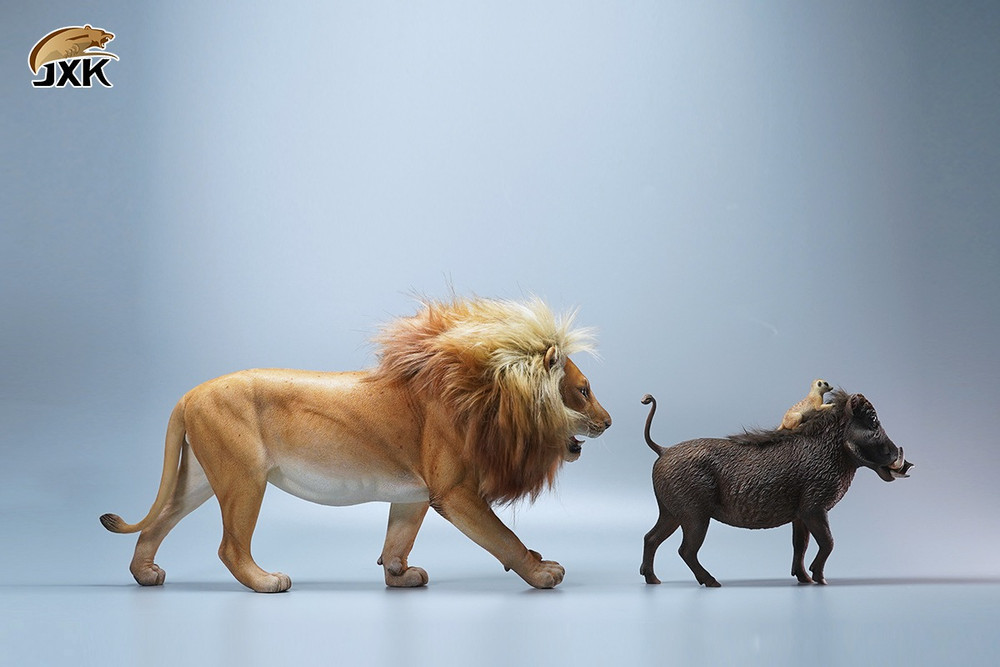 JXK 1/6 Scale Lion 2.0 Statue Brown Colour