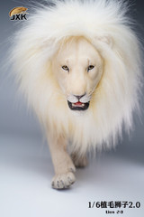 JXK 1/6 Scale Lion 2.0 White Planted Hair JXK082B