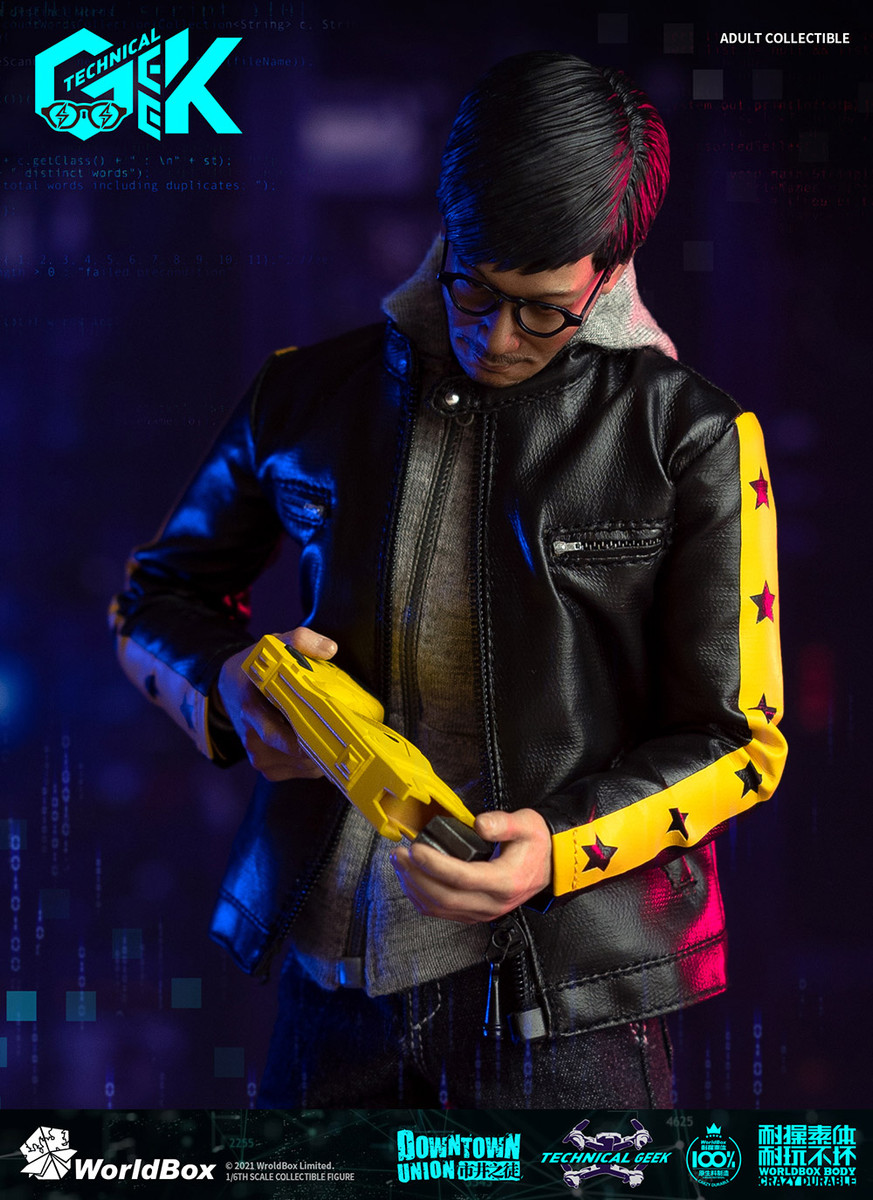 World Box AT035 1/6 Technical Geek hideo kojima figure