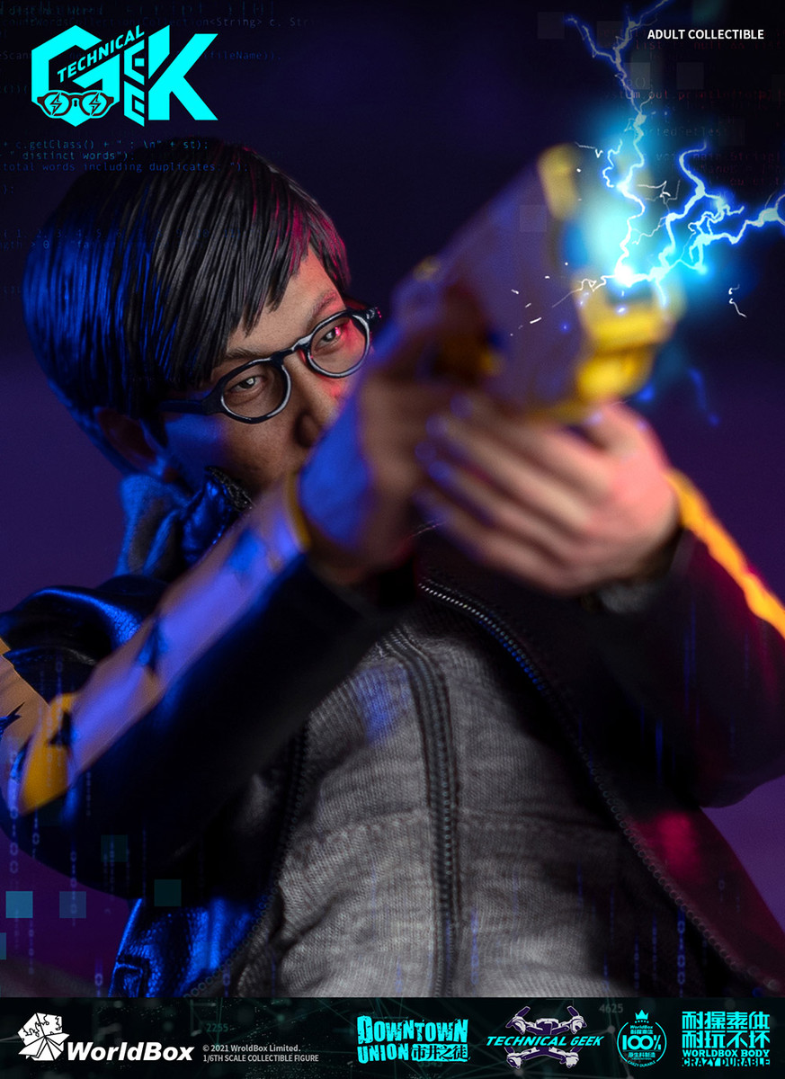 Worldbox technical geek 1/6 アクションフィギュア Technical Geek 1/6 action figure (Hideo Kojima) Worldbox