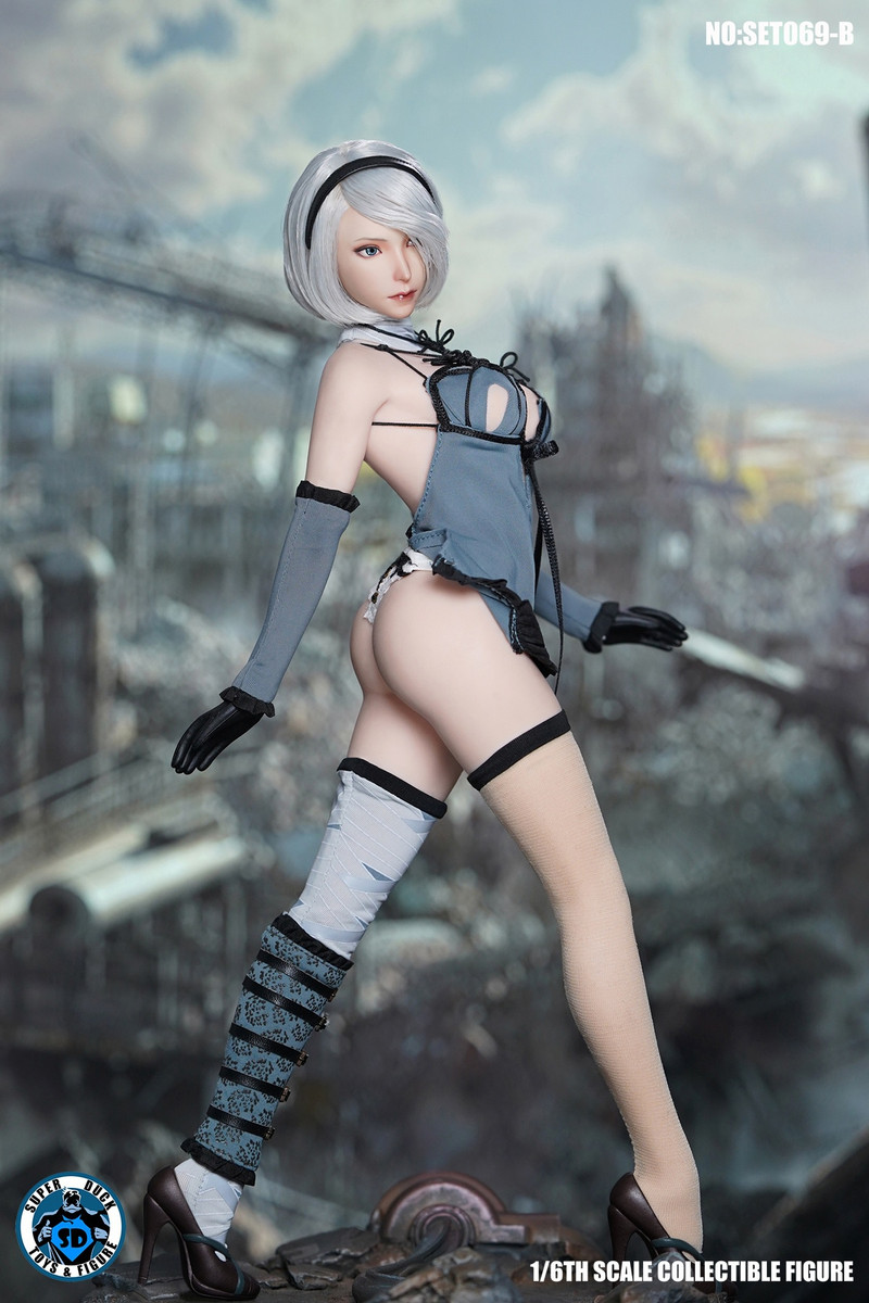 SUPER DUCK 1/6スケールフィギュア SET069 女性ロボット Super Duck 1/6 SET069 セクシー女性ロボット ヘッド