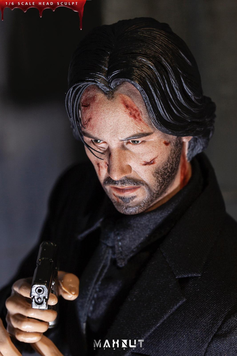 MAXNUT Studio 1/6 John Head Sculpt Battle Damaged M002