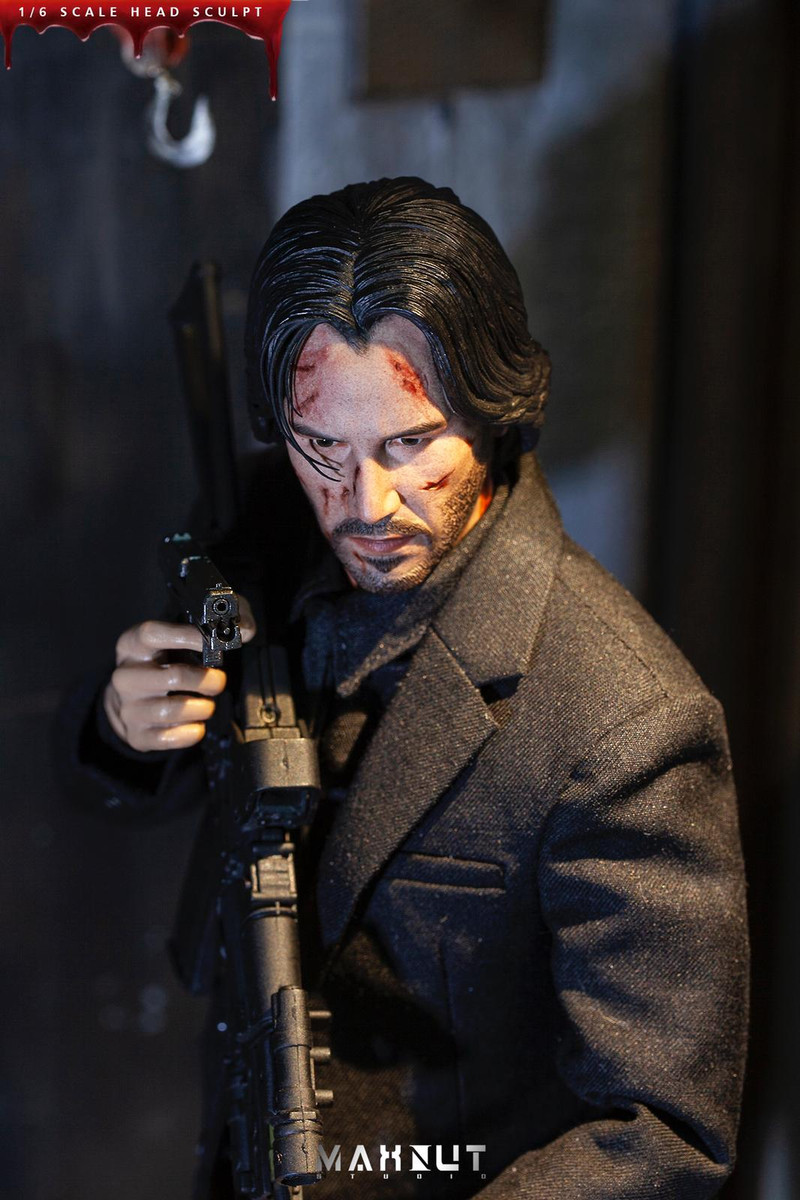 MAXNUT Studio 1/6 John Head Sculpt Battle Damaged M002