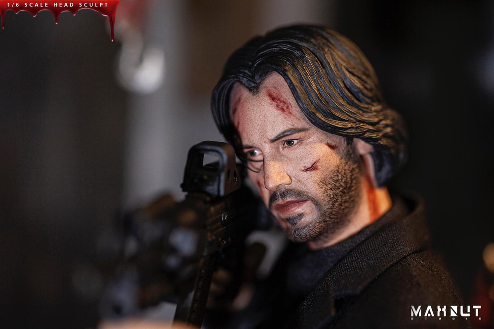 MAXNUT Studio 1/6 John Head Sculpt Battle Damaged M002