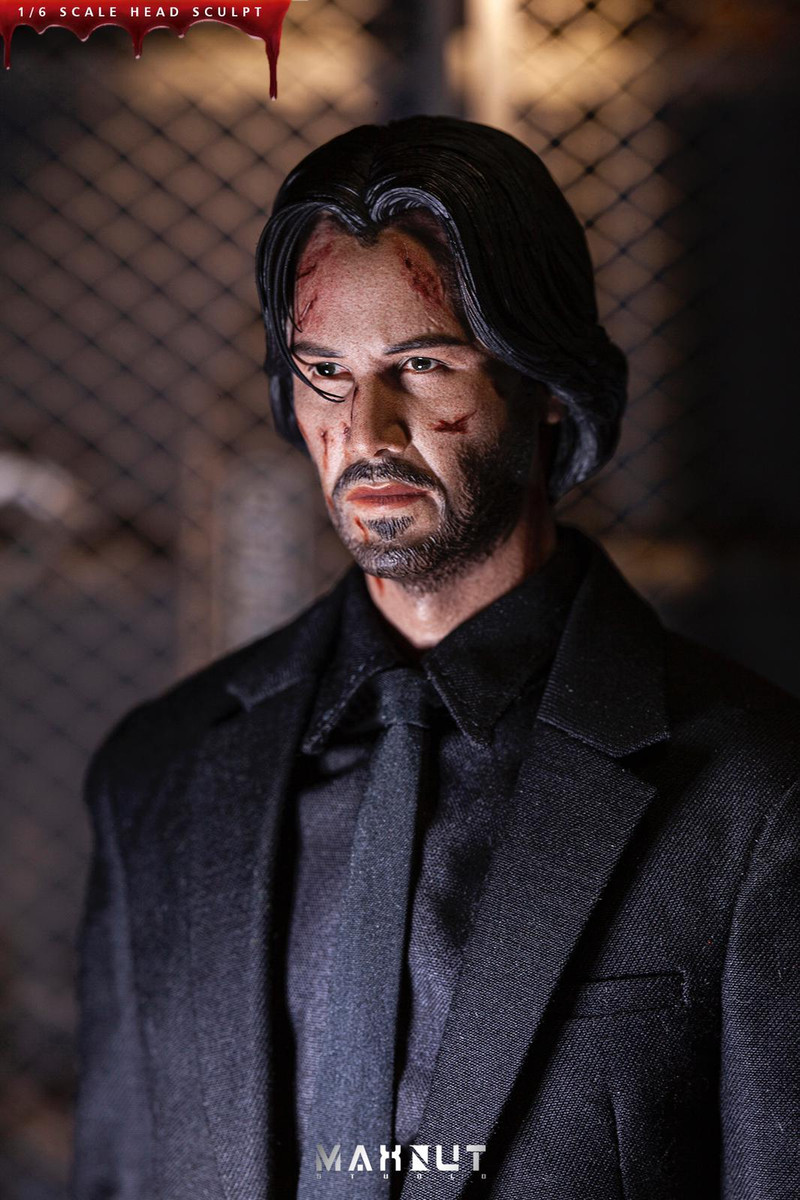 MAXNUT Studio 1/6 John Head Sculpt Battle Damaged M002