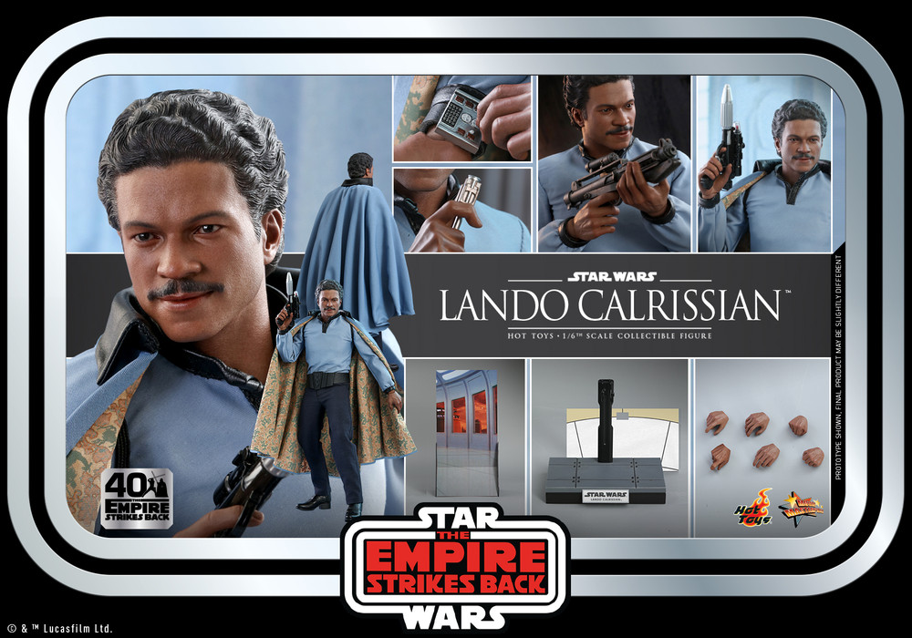 The Empire Strikes Back Details about   Hot Toys 1/6 MMS588 Lando Calrissian Star Wars 