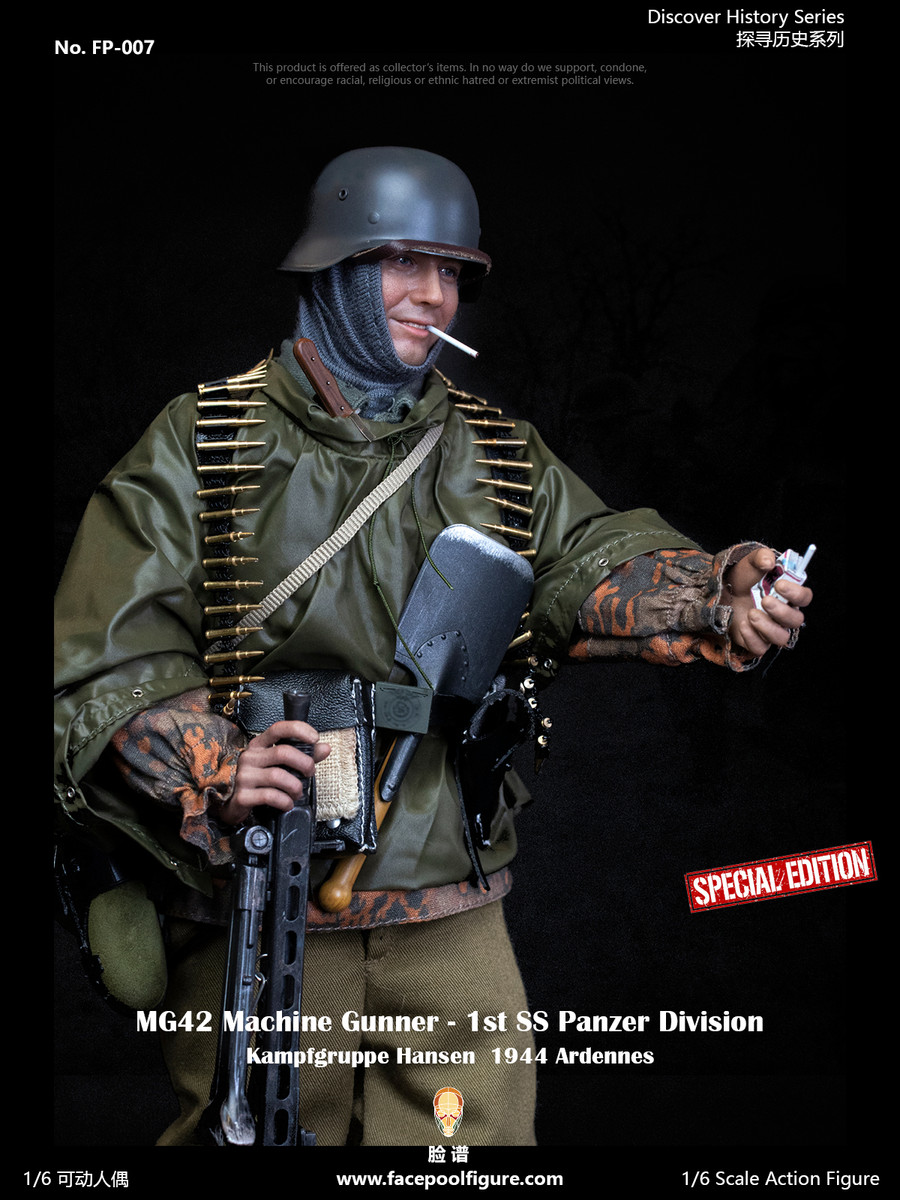 MG42 Machine Gunner FP007A 1/6 Figure Special by Facepoolfigure
