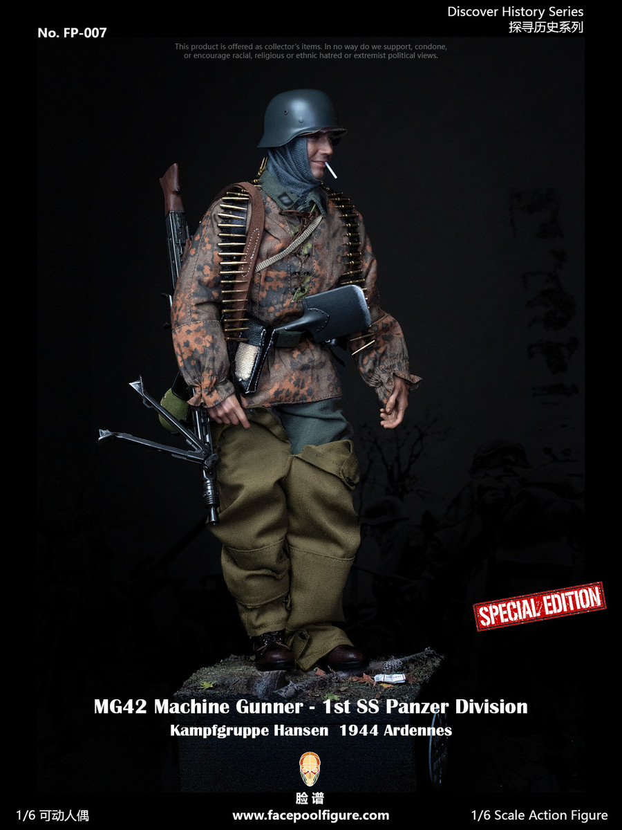 MG42 Machine Gunner FP007A 1/6 Figure Special by Facepoolfigure