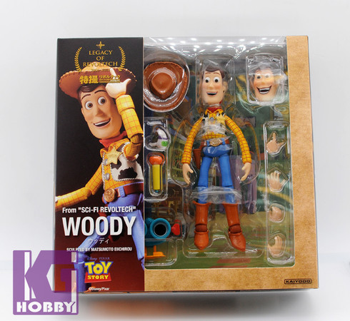 Kaiyodo Sci-Fi Revoltech #010 - Toy Story Woody action figure - KGHobby ...