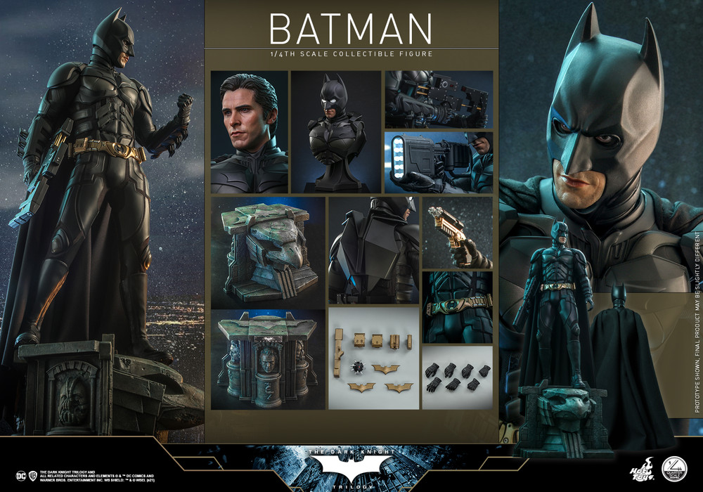 Hot Toys 1/4 Batman The Dark Knight Trilogy QS019