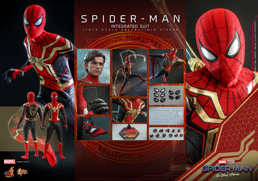 Hot Toys Spider-Man Integrated Suit No Way Home MMS623 Figure