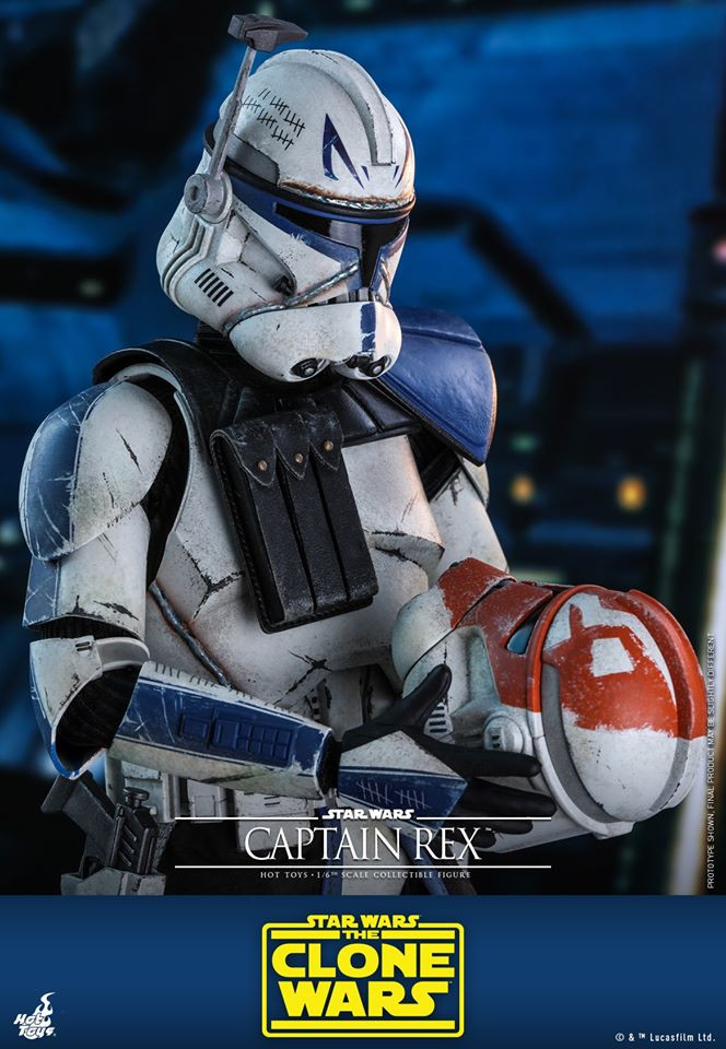 HOT TOYS STAR WARS THE CLONE WARS CAPTAIN REX TMS018 1/6 NEW 
