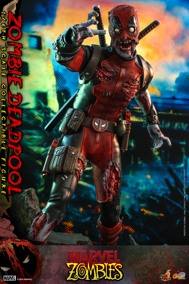 Hot Toys Marvel Zombies Zombie Deadpool CMS06 First Look 