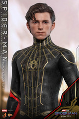 Hot Toys Spider-Man Black & Gold Suit No Way Home 1/6 Figure MMS604