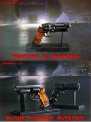 SUPERMADS TOYS Hunter D 1/6 Scale Blaster Pistol with Stand