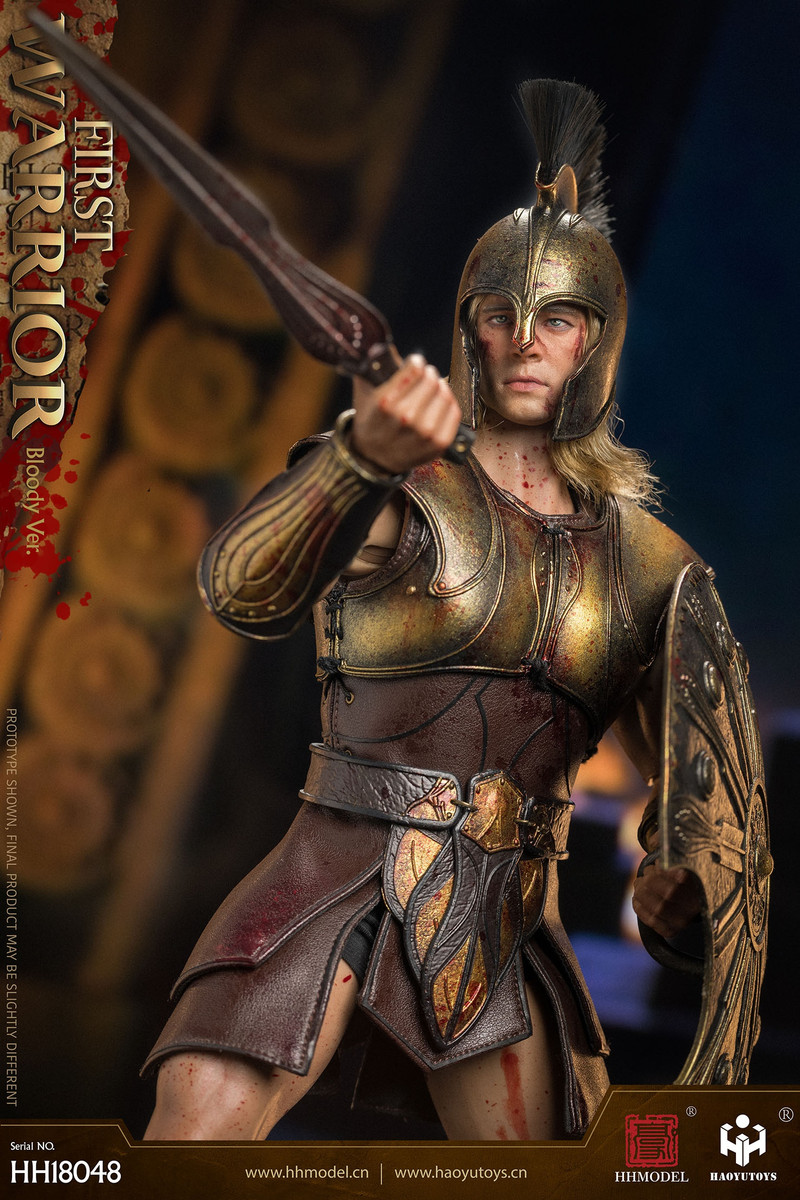 HAOYUTOYS Trojan Greek Warrior Bloody Battle Troy 1/6 Figure