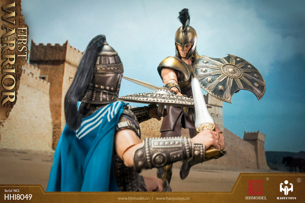 HAOYUTOYS Greek Warrior War version Troy 1/6 Figure