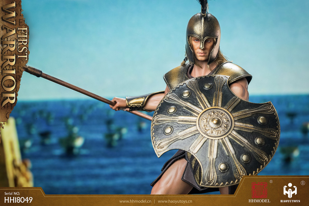 HAOYUTOYS Greek Warrior War version Troy 1/6 Figure