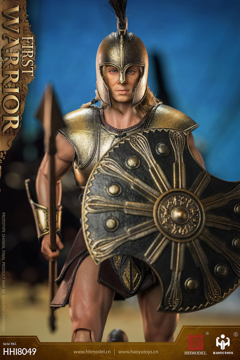 HAOYUTOYS Greek Warrior War version Troy 1/6 Figure