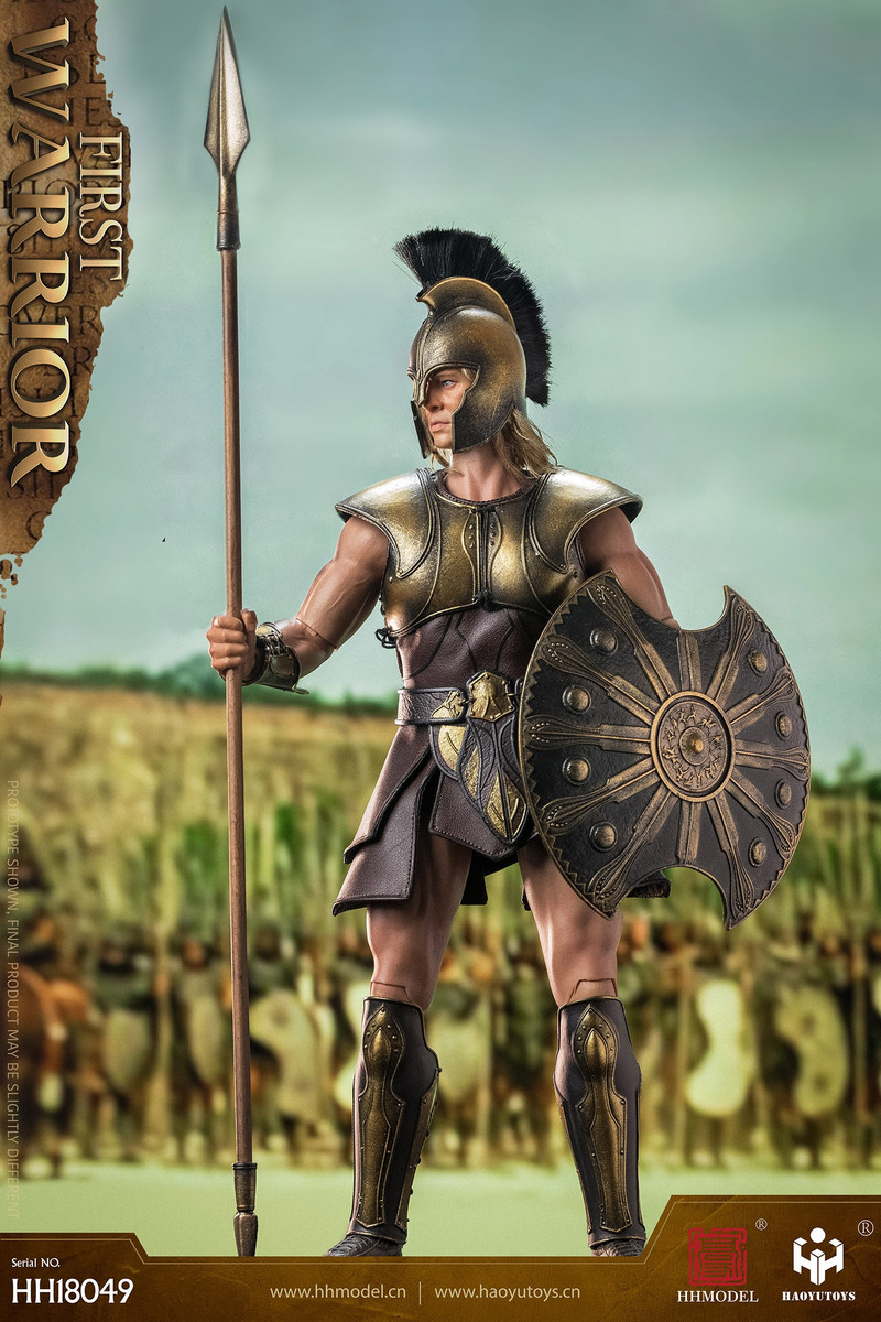 HAOYUTOYS Greek Warrior War version Troy 1/6 Figure