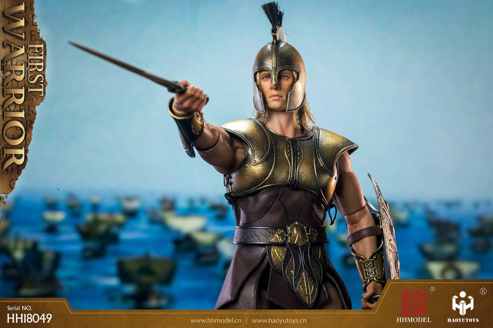 HAOYUTOYS Greek Warrior War version Troy 1/6 Figure