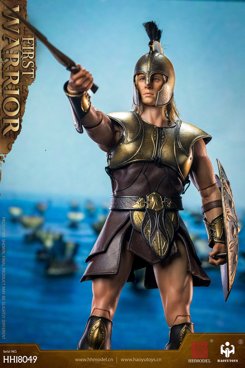 HAOYUTOYS Greek Warrior War version Troy 1/6 Figure