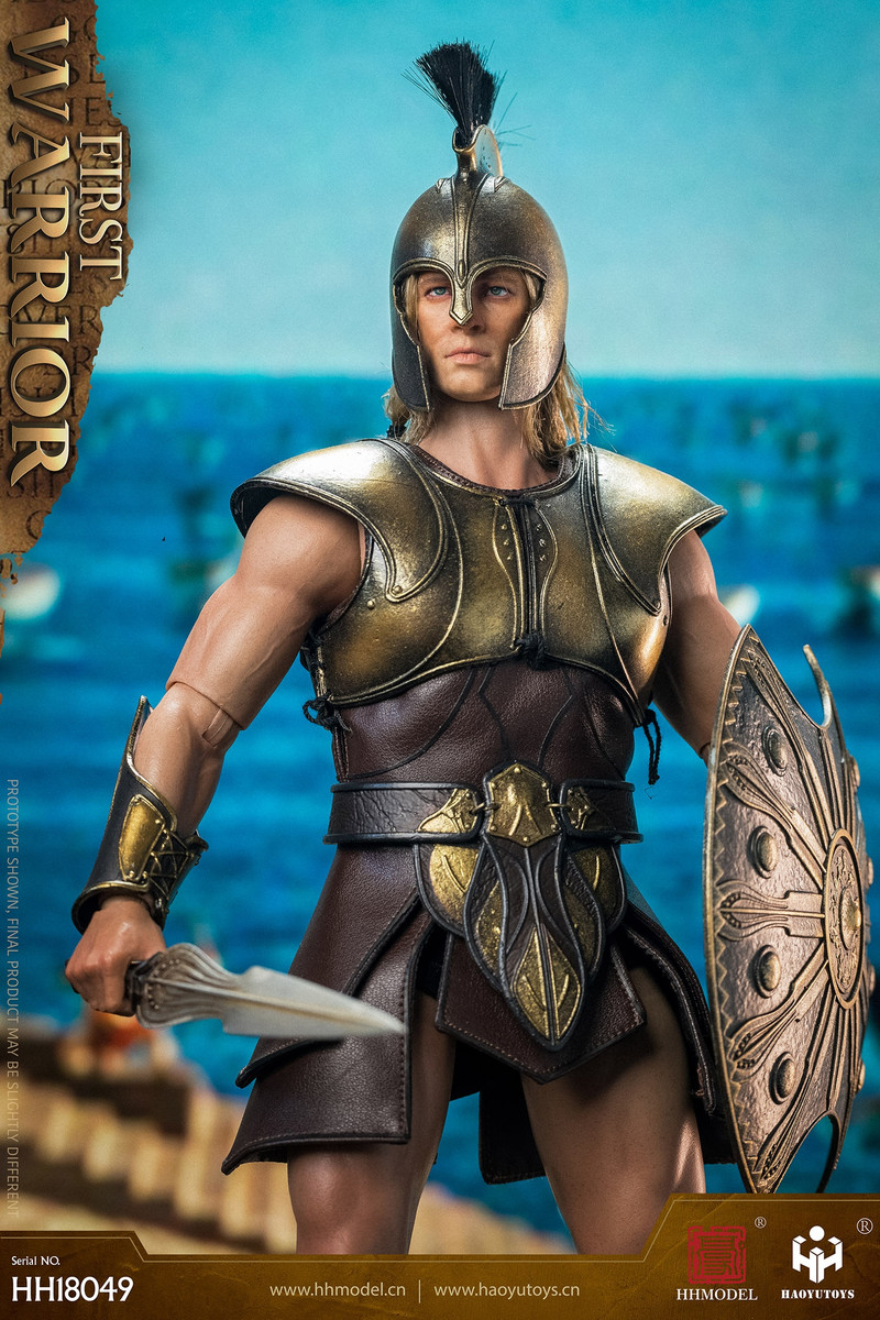 HAOYUTOYS Greek Warrior War version Troy 1/6 Figure