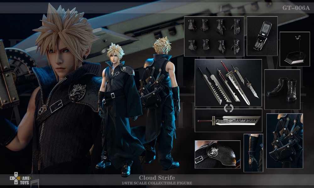 GAMETOYS 1/6 Cloud Strife Figure GT-006A AC version