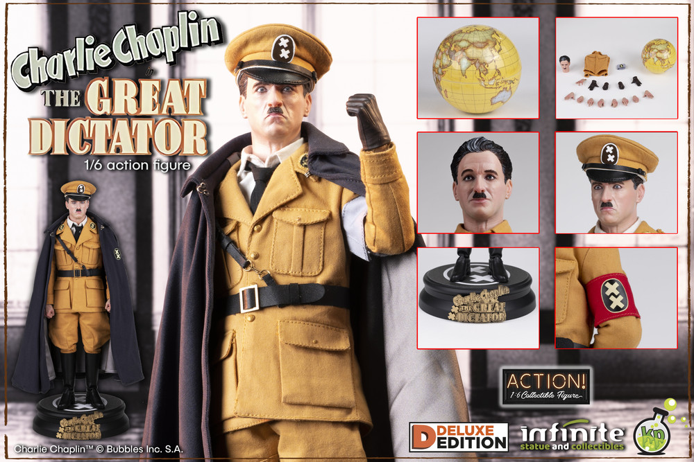 Charlie Chaplin Dictator 1/6 Figure Kaustic Plastik