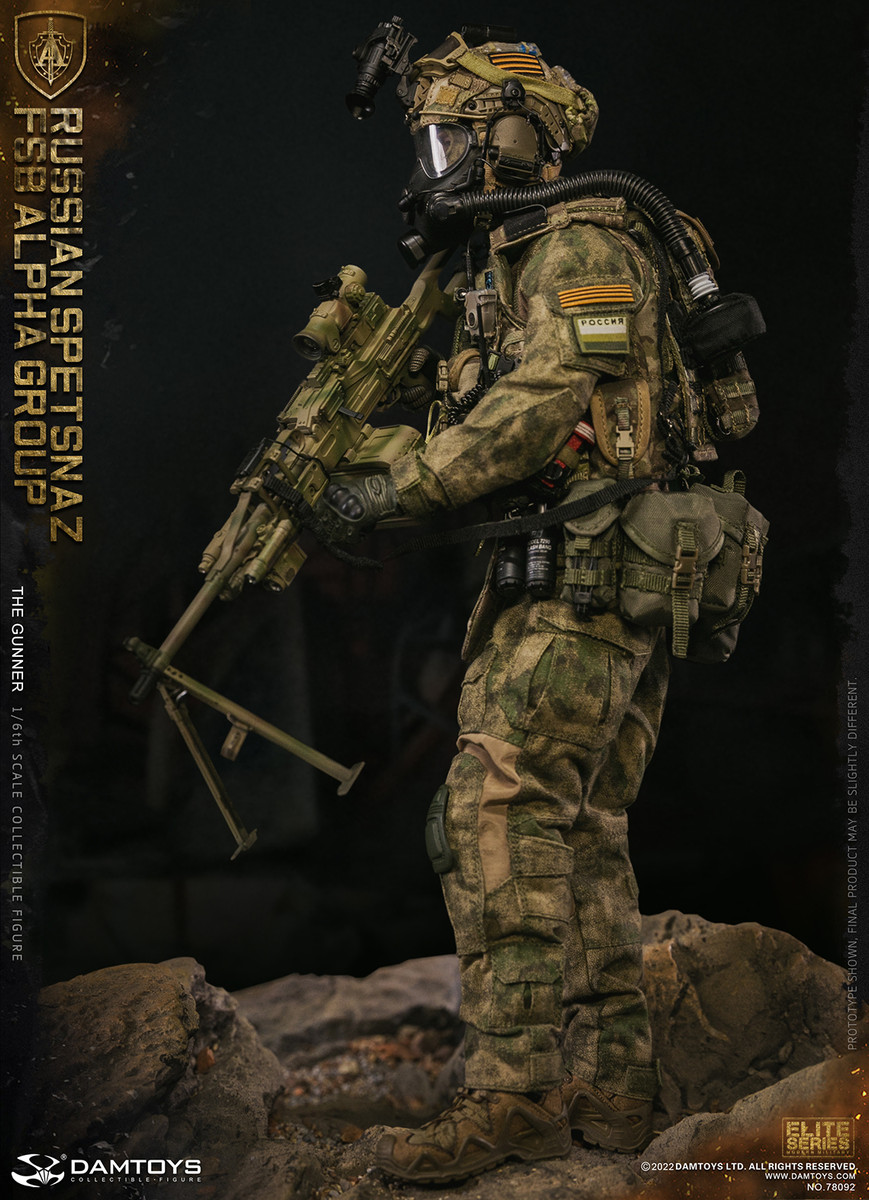 1/6 アクションフィギュア ロシアFSB Damtoys Elite Series 1/6 78092 Russian Spetsnaz Fsb Alpha