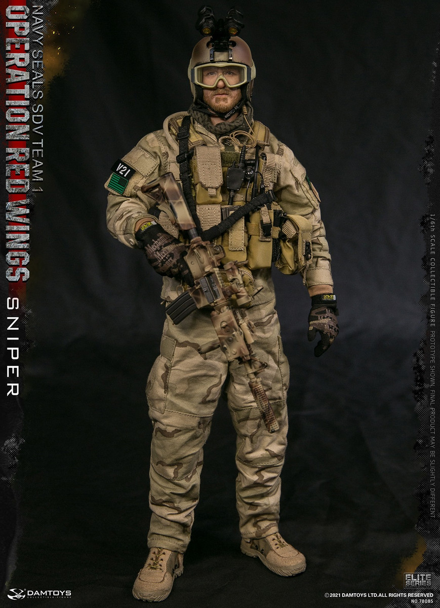 おトク情報がいっぱい！ Red Operation DAMTOYS Wings 78085 Sniper 1 TEAM SDV SEALS NAVY ミリタリー