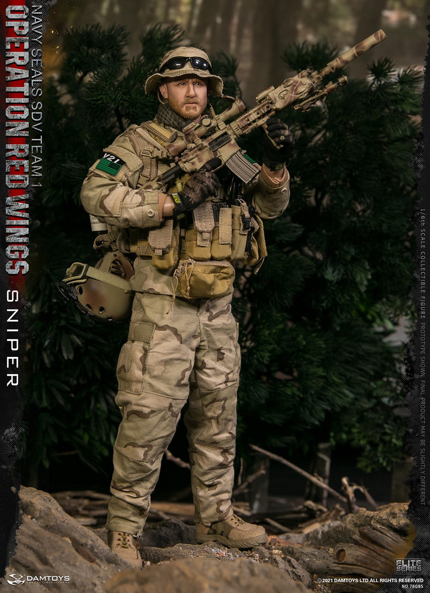 ブランド通販サイト Wings Red Operation DAMTOYS NAVY 78085 Sniper 1 TEAM SDV SEALS ミリタリー
