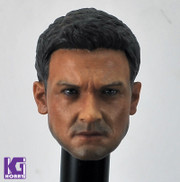 Custom 1/6 Figure Head Sculpt-Jeremy Renner The Bourne Legacy