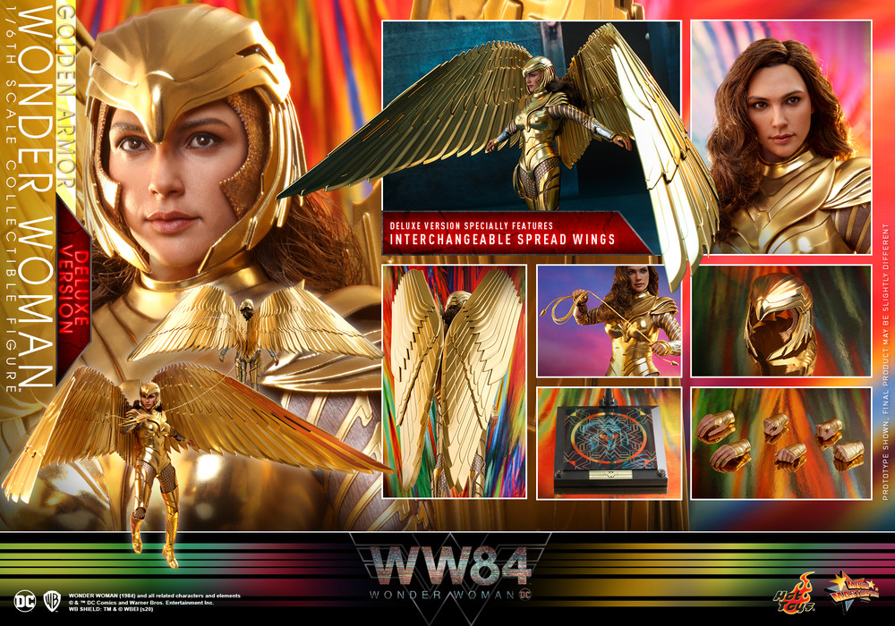 Hot Toys Wonder Woman 1984 Deluxe Golden Armor MMS578