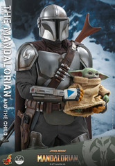 Hot Toys QS016 1/4th scale The Mandalorian & The Child Star Wars 