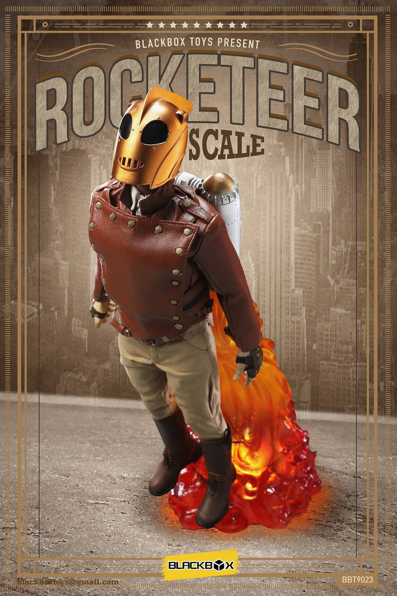 Blackbox BBT9023B ロケッティアTHE ROCKETEER DX Blackbox Bbt9023B Rockettia 1/6 Figure The Rocketeer Dx Ver