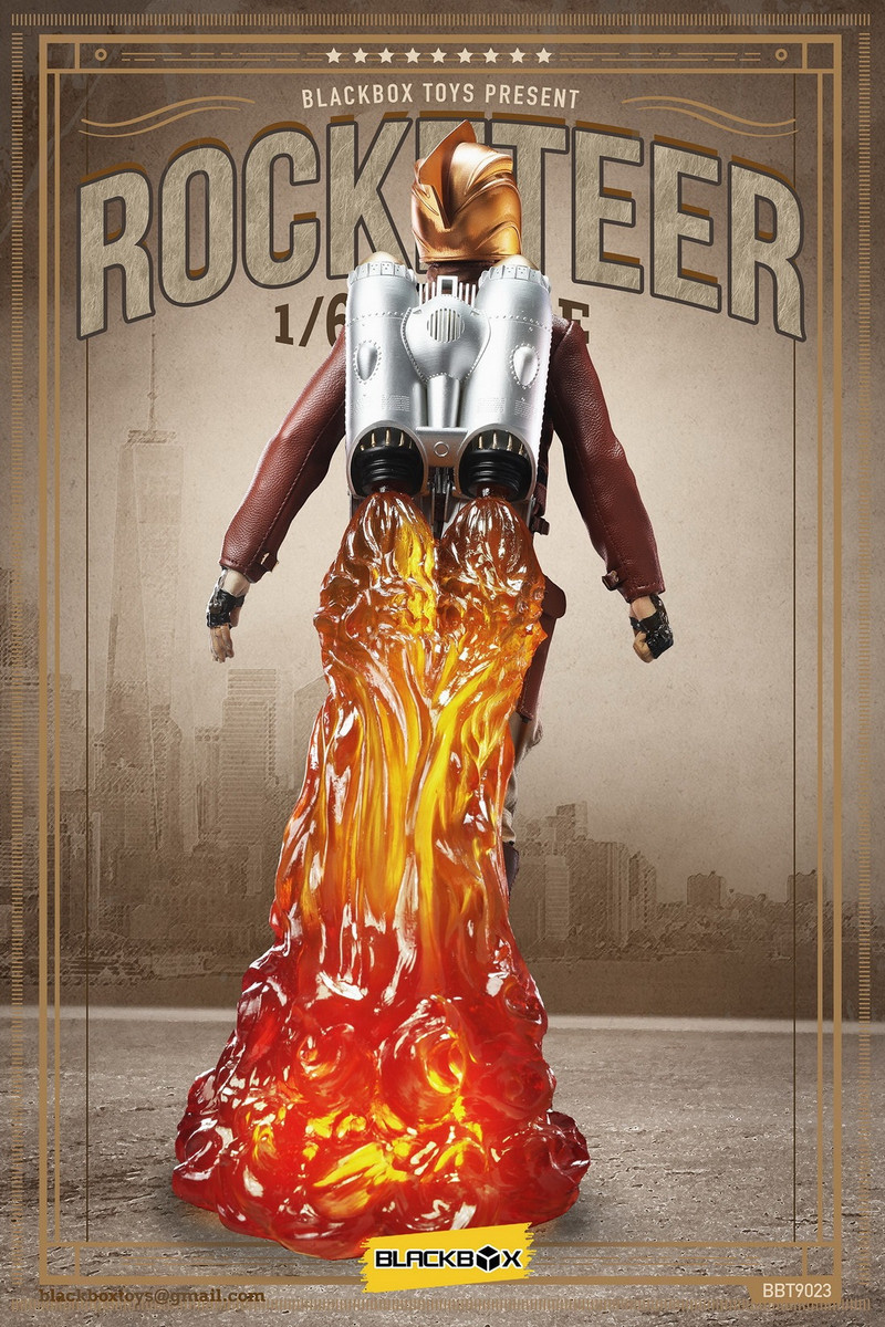 Blackbox BBT9023B ロケッティアTHE ROCKETEER DX Blackbox Bbt9023B Rockettia 1/6 Figure The Rocketeer Dx Ver