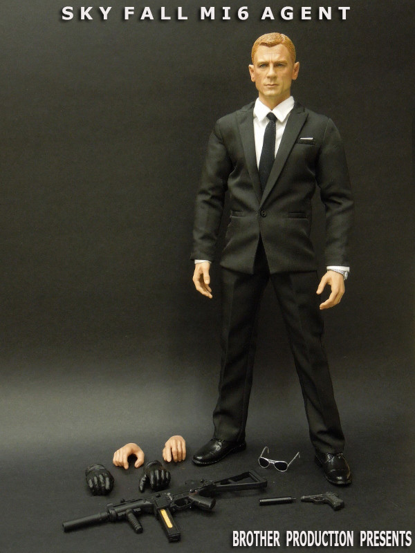 Brother Production Custom 1 6 Sky Fall James Bond 007 Action Figure Daniel Craig Kghobby Toys And Models Store