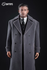 Daftoys F013 1/6 Scale Suit Set + Grey Long Coat