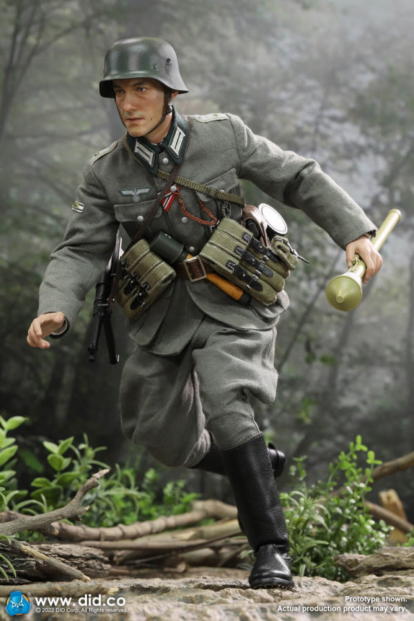 DID WWII German WH Infantry Oberleutnant Winter 1/6 アクション