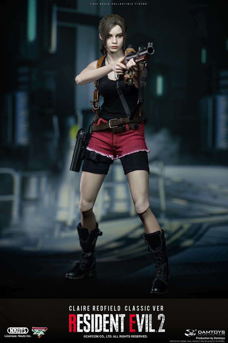 Resident Evil 2 - Claire Redfield (Classic Version) Dam Toys - Machinegun