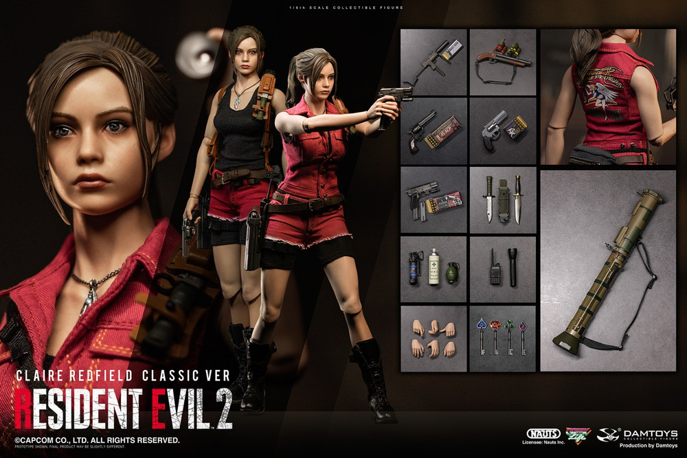 Damtoys 1/6 Claire Redfield Classic Ver. Resident Evil 2 DMS038