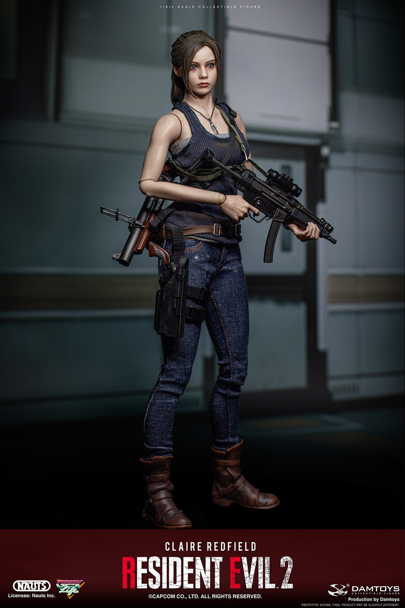 DAMTOYS DMS031 Claire Redfield Resident Evil 2 1/6 Action Figure New Ready  Ship